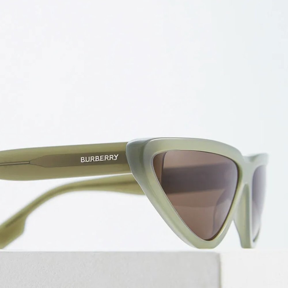 Burberry Opal Army Green 65mm Sunglasses - Picture 2 of 6